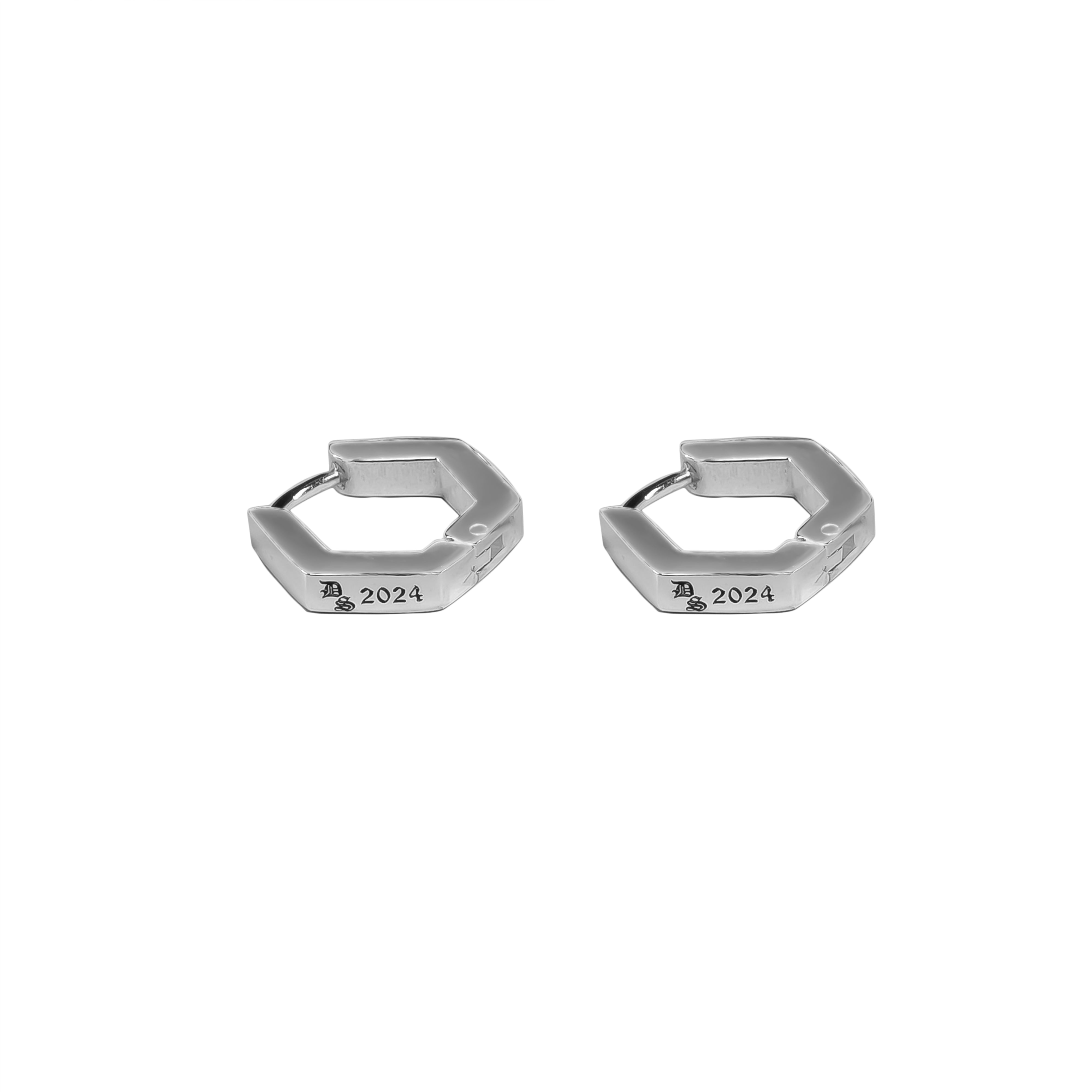 Hexagon Earrings