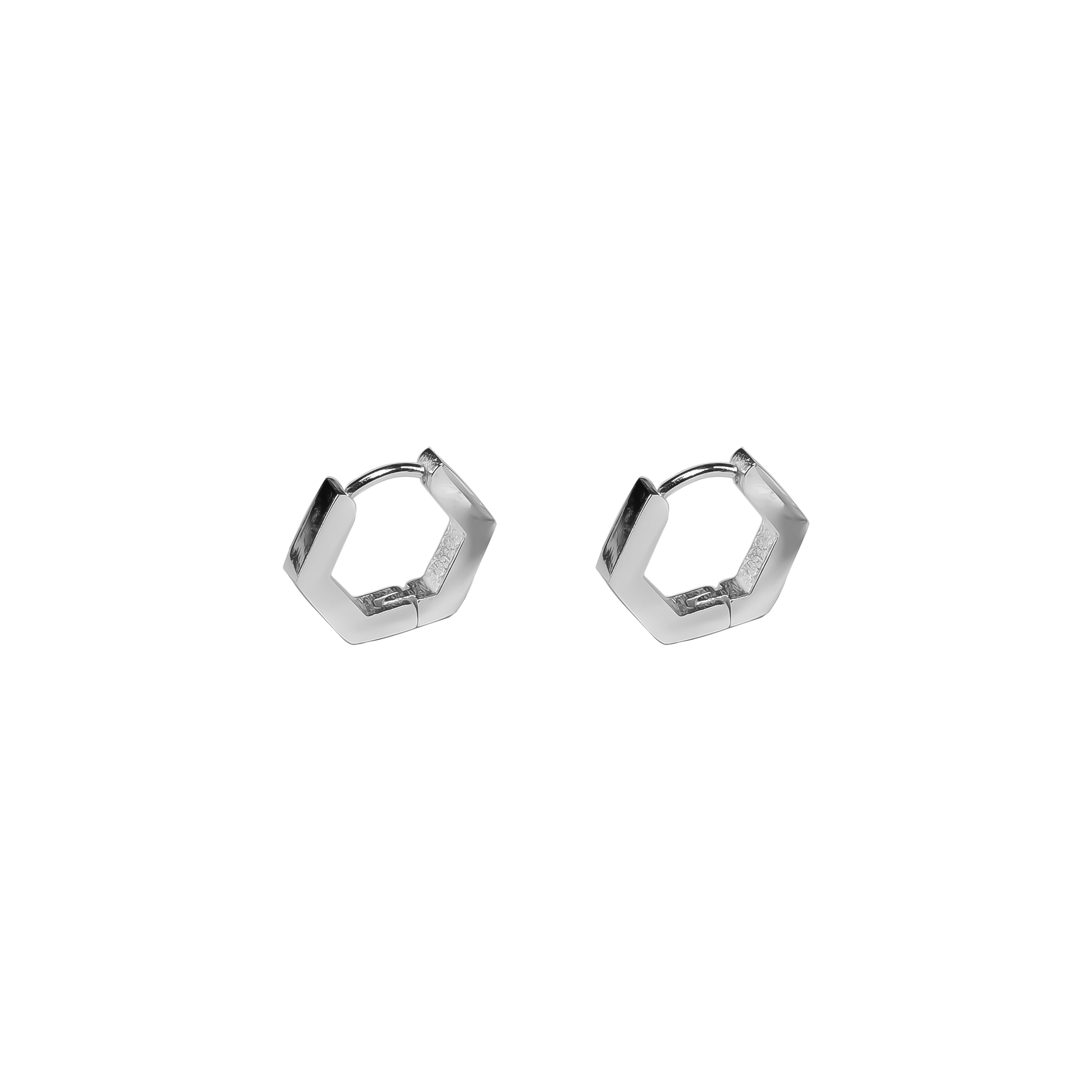 Hexagon Earrings