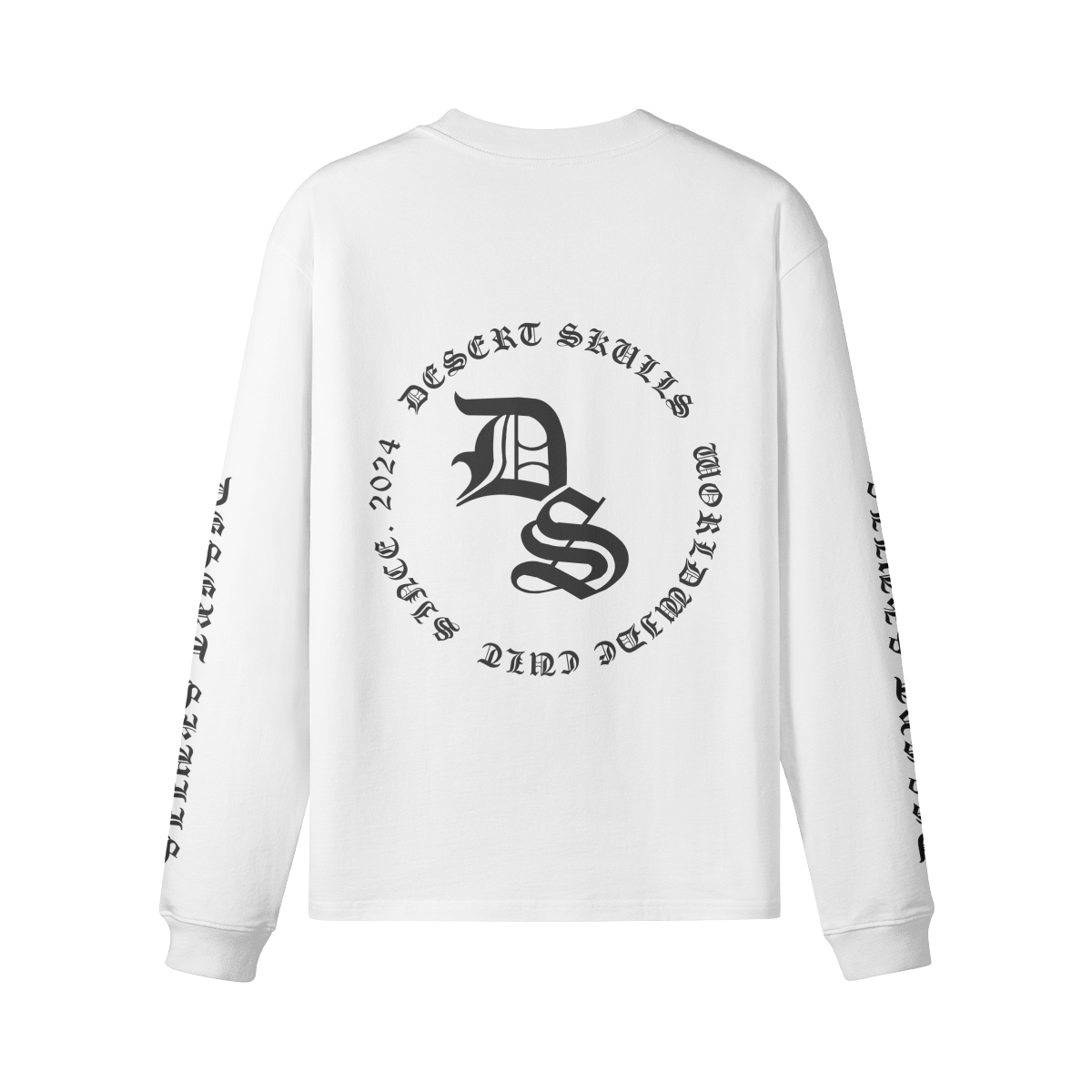 Vertical Logo Long Sleeve Crewneck Shirt