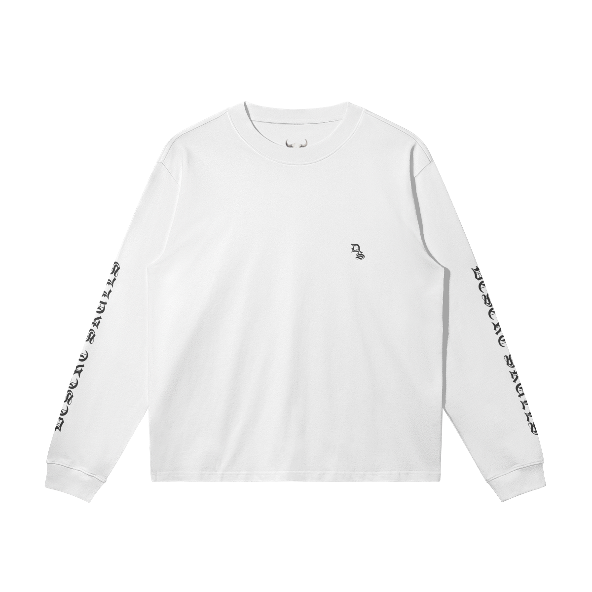 Vertical Logo Long Sleeve Crewneck Shirt